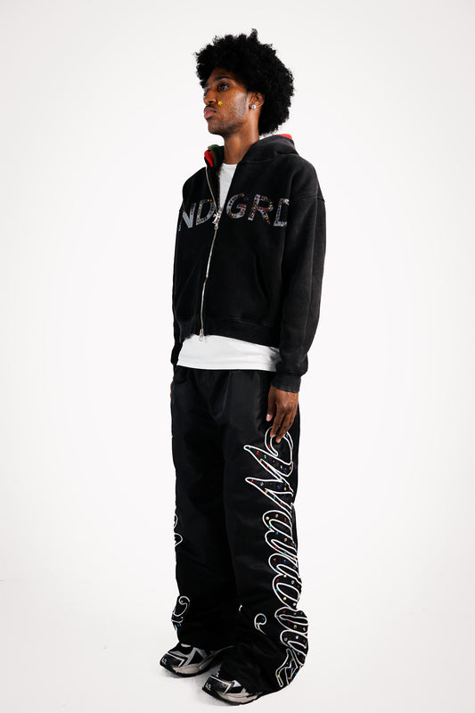 BLACK GEM TRACKPANTS